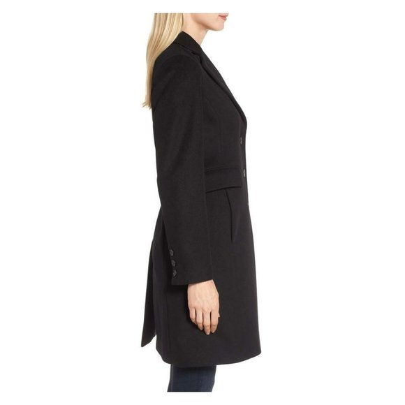 Kristen Blake Black Trench Coat - Picture 3 of 5